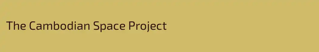 The Cambodian Space Project